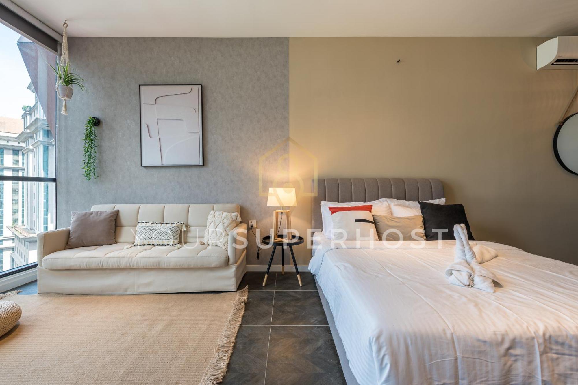 Scarletz Suites Near Klcc By Yoursuperhost Kuala Lumpur Rum bild