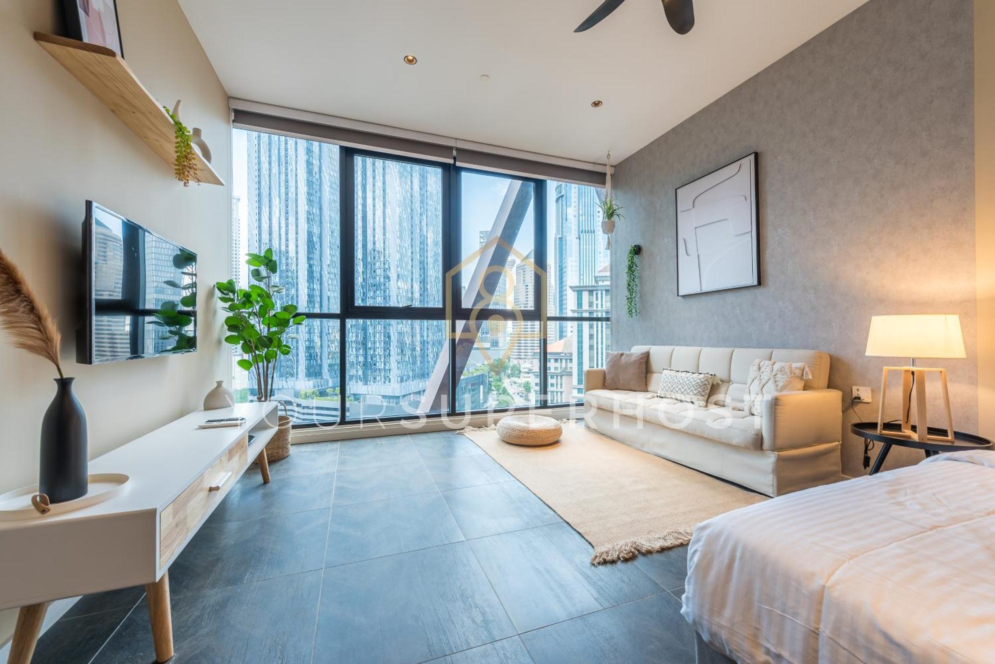 Scarletz Suites Near Klcc By Yoursuperhost Kuala Lumpur Rum bild