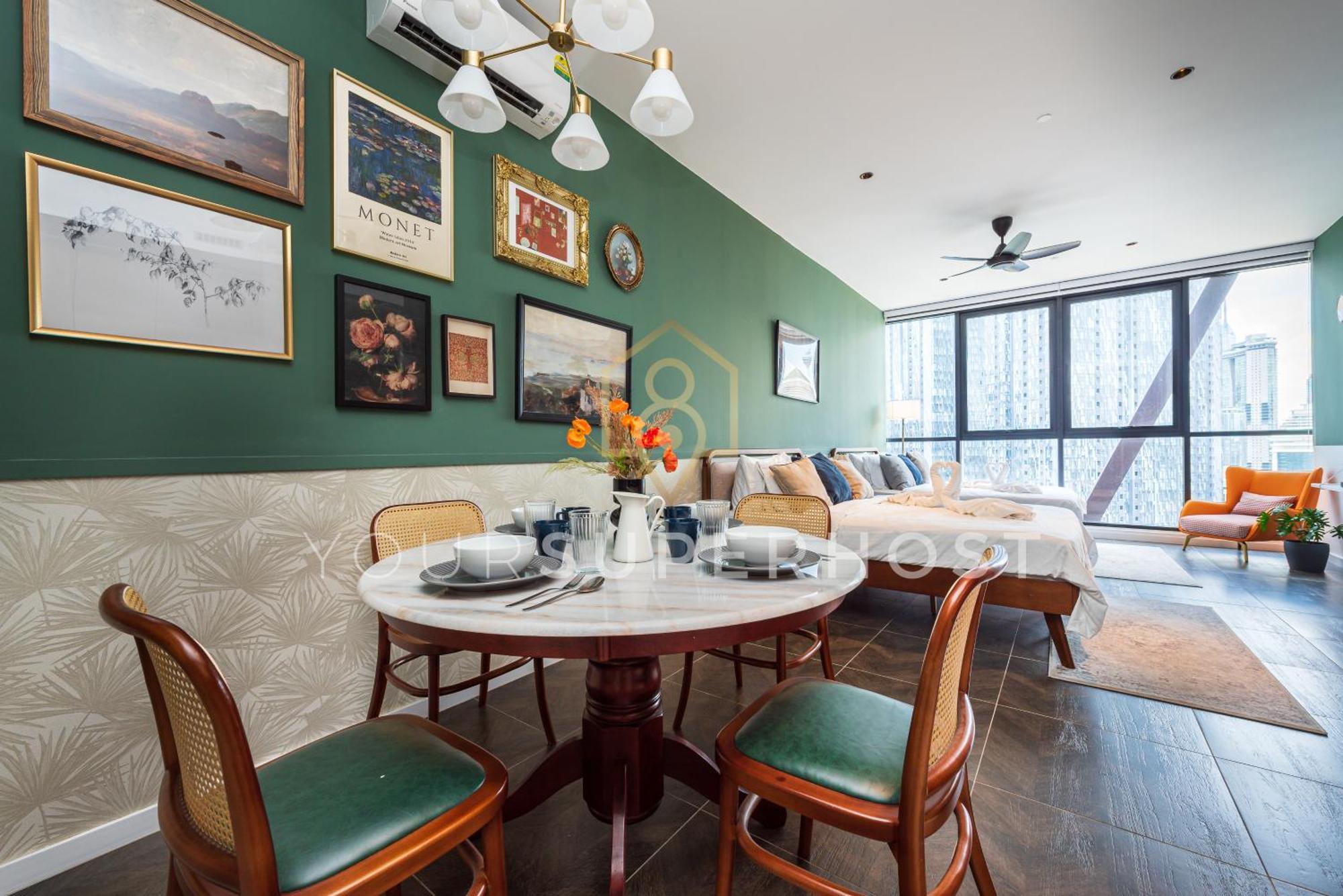 Scarletz Suites Near Klcc By Yoursuperhost Kuala Lumpur Rum bild