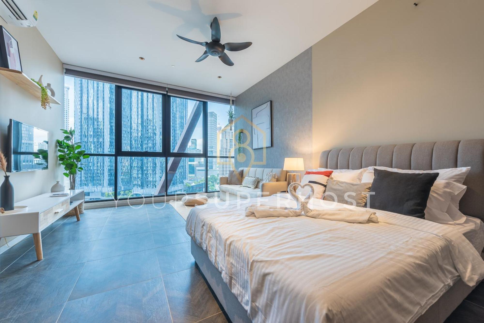 Scarletz Suites Near Klcc By Yoursuperhost Kuala Lumpur Rum bild
