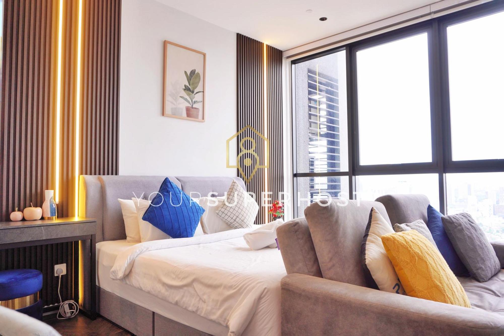 Scarletz Suites Near Klcc By Yoursuperhost Kuala Lumpur Rum bild
