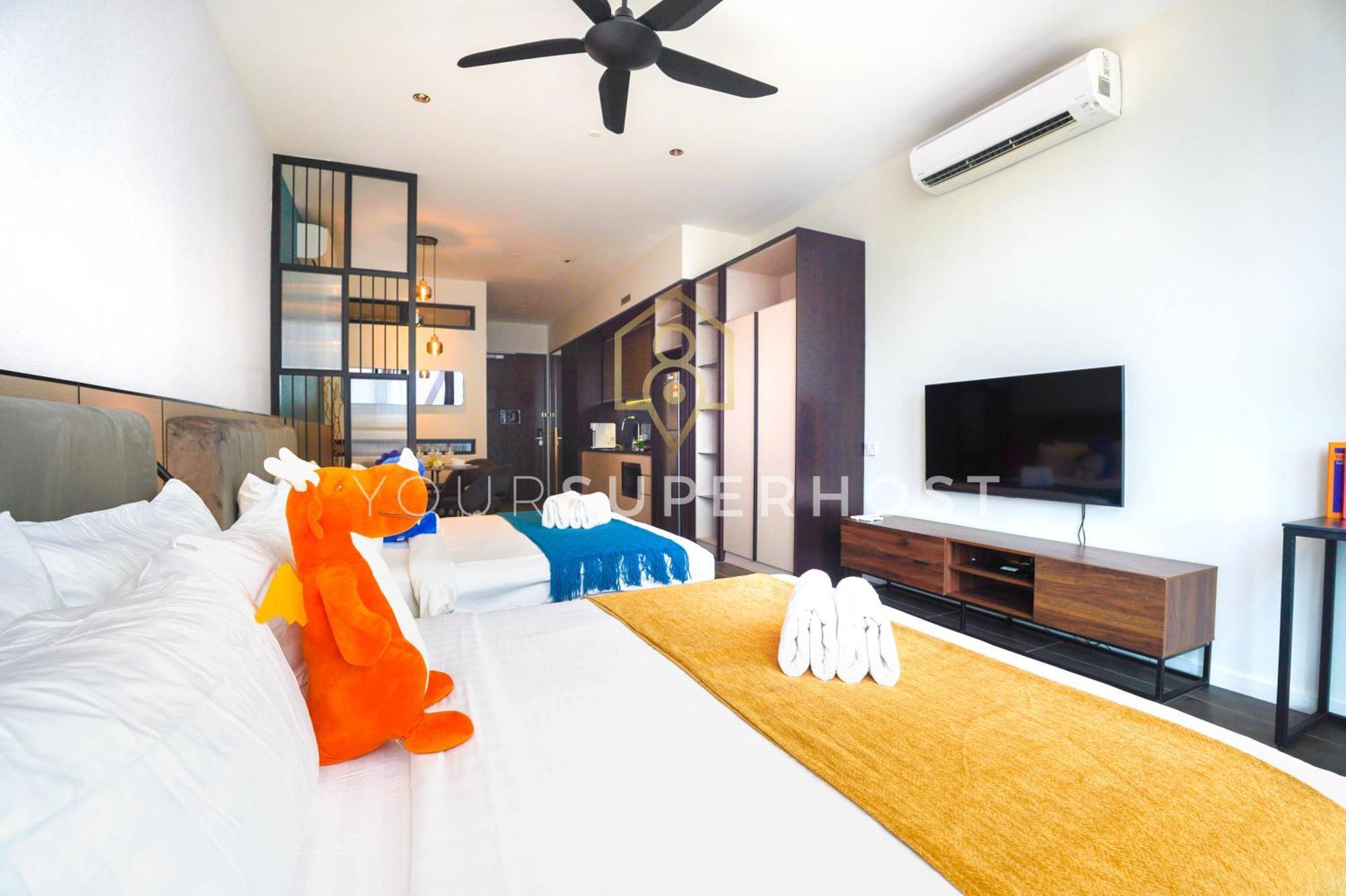 Scarletz Suites Near Klcc By Yoursuperhost Kuala Lumpur Rum bild